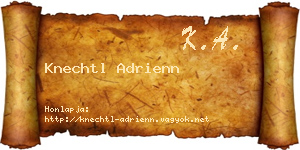 Knechtl Adrienn névjegykártya