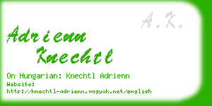 adrienn knechtl business card